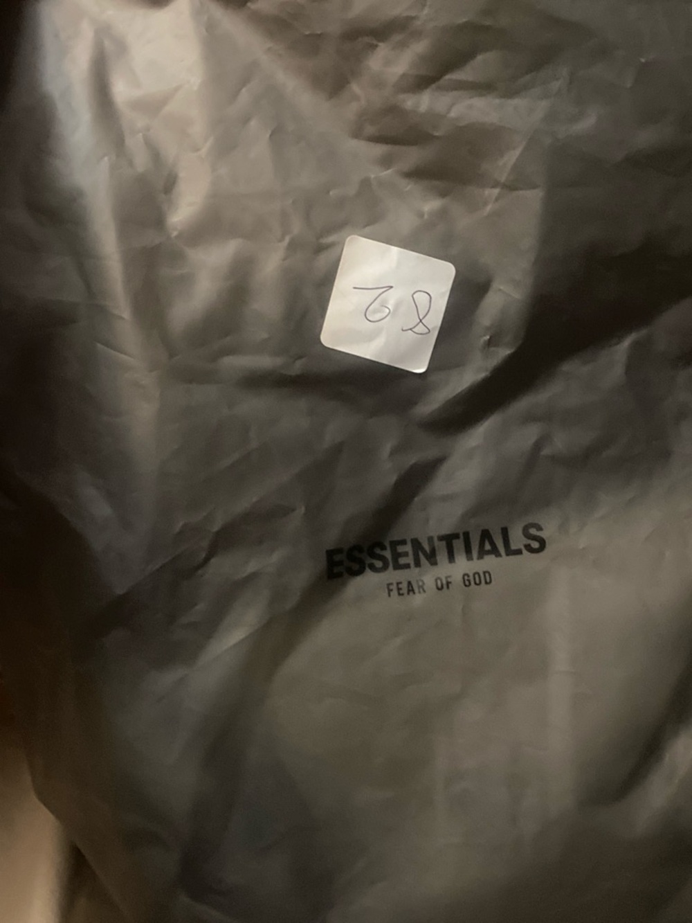 Essentials Grey tShirt  with Black Logo Patch